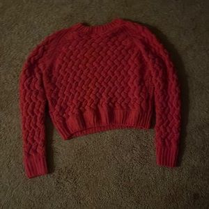 Hot pink Kendall + Kylie sweater